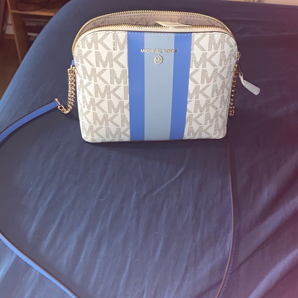 Blue Michael kors crossbody